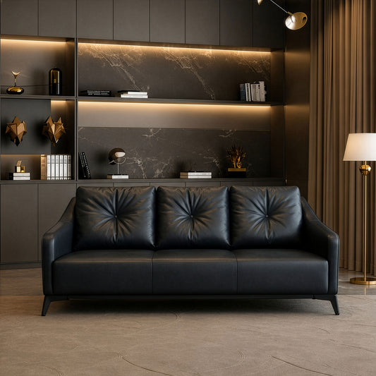 Office Sofa Set – Black - RIYADH
