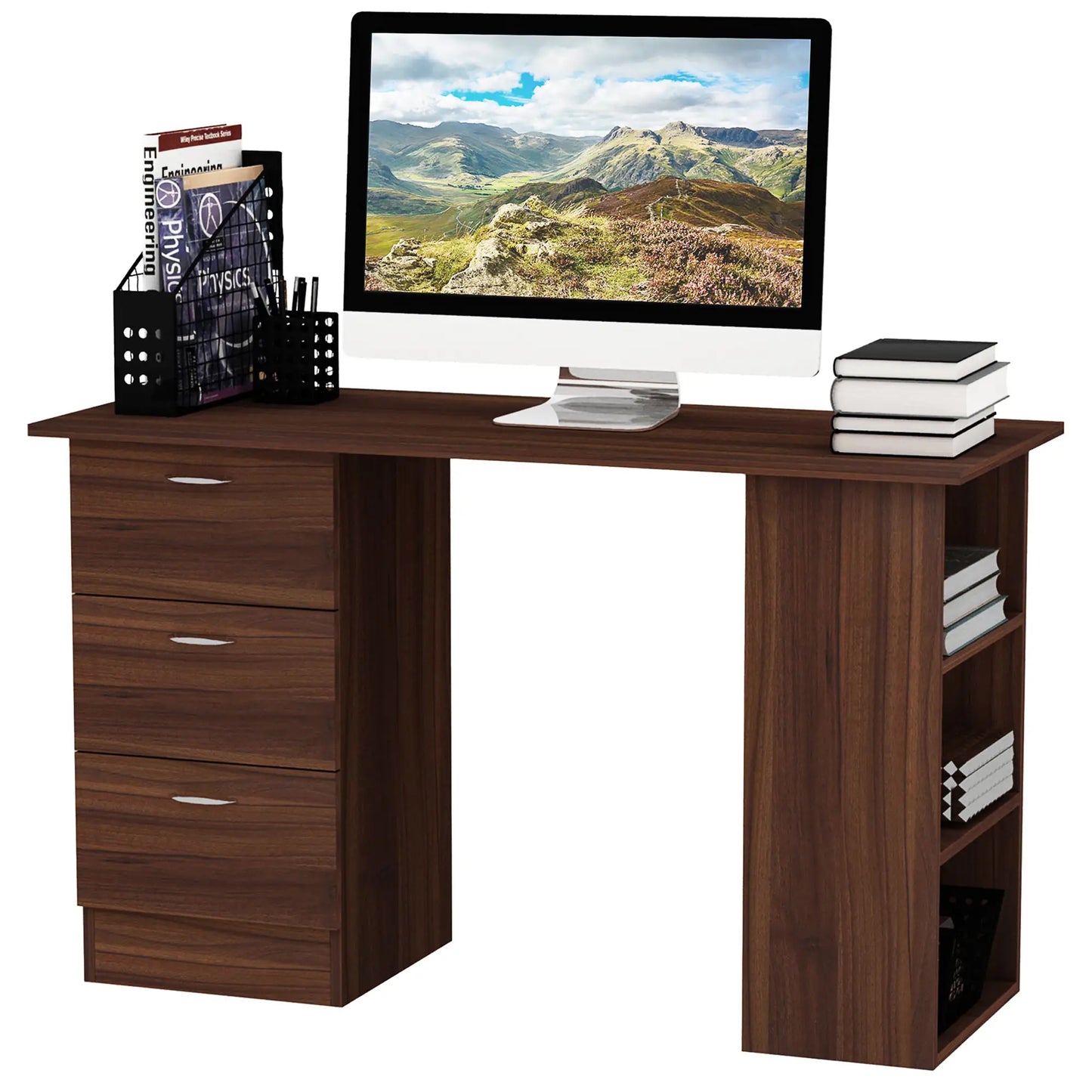 Desk 120 x 40 x 75 cm - Brown - AZ1069