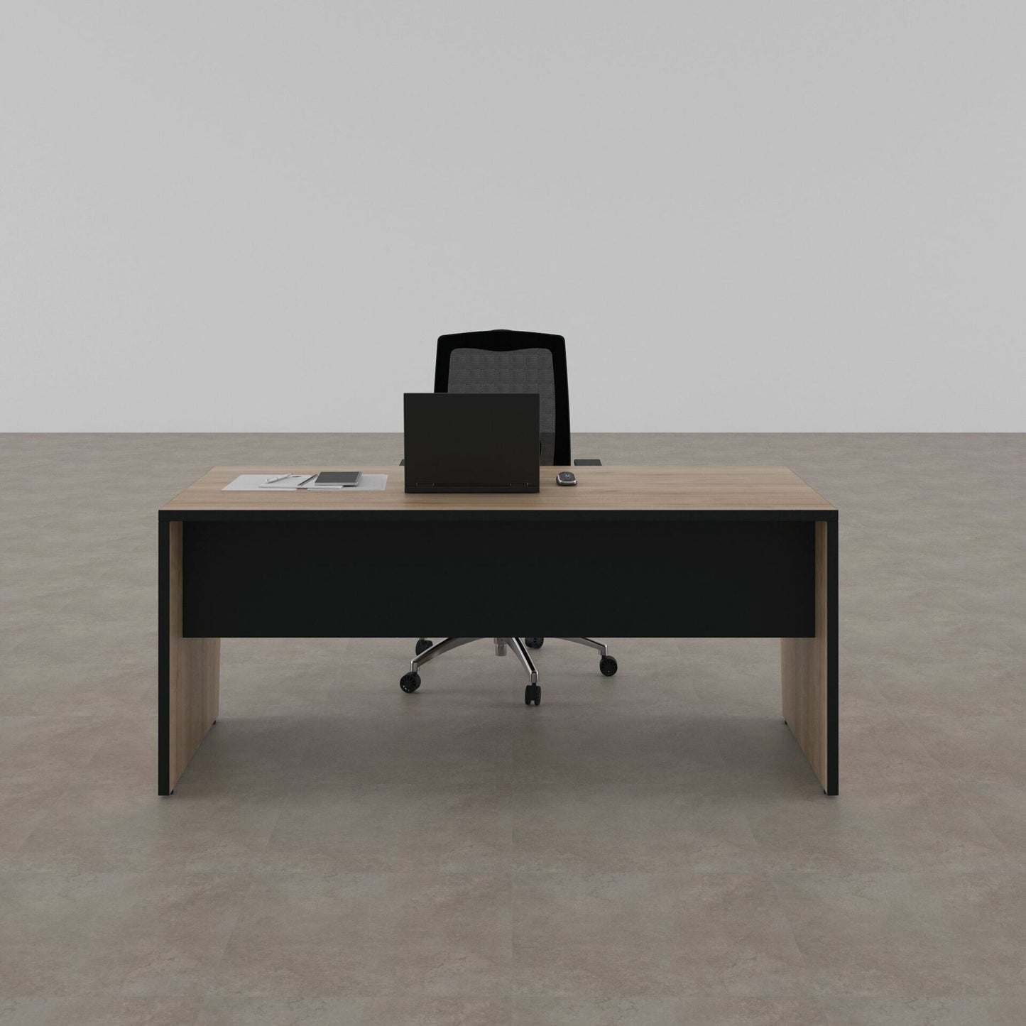 Desk 120 x 60 x 75 cm - wooden& Gray - AZ1087