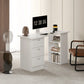 Desk 120 x 40 x 75 cm - Brown - AZ1069