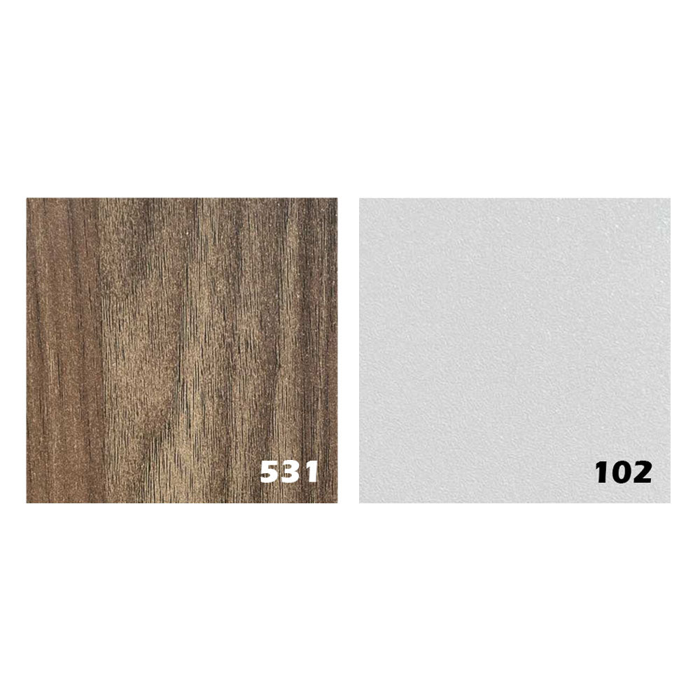 جزامة، 100 × 40 × 110 سم - خشبي وأبيض - AZ40045