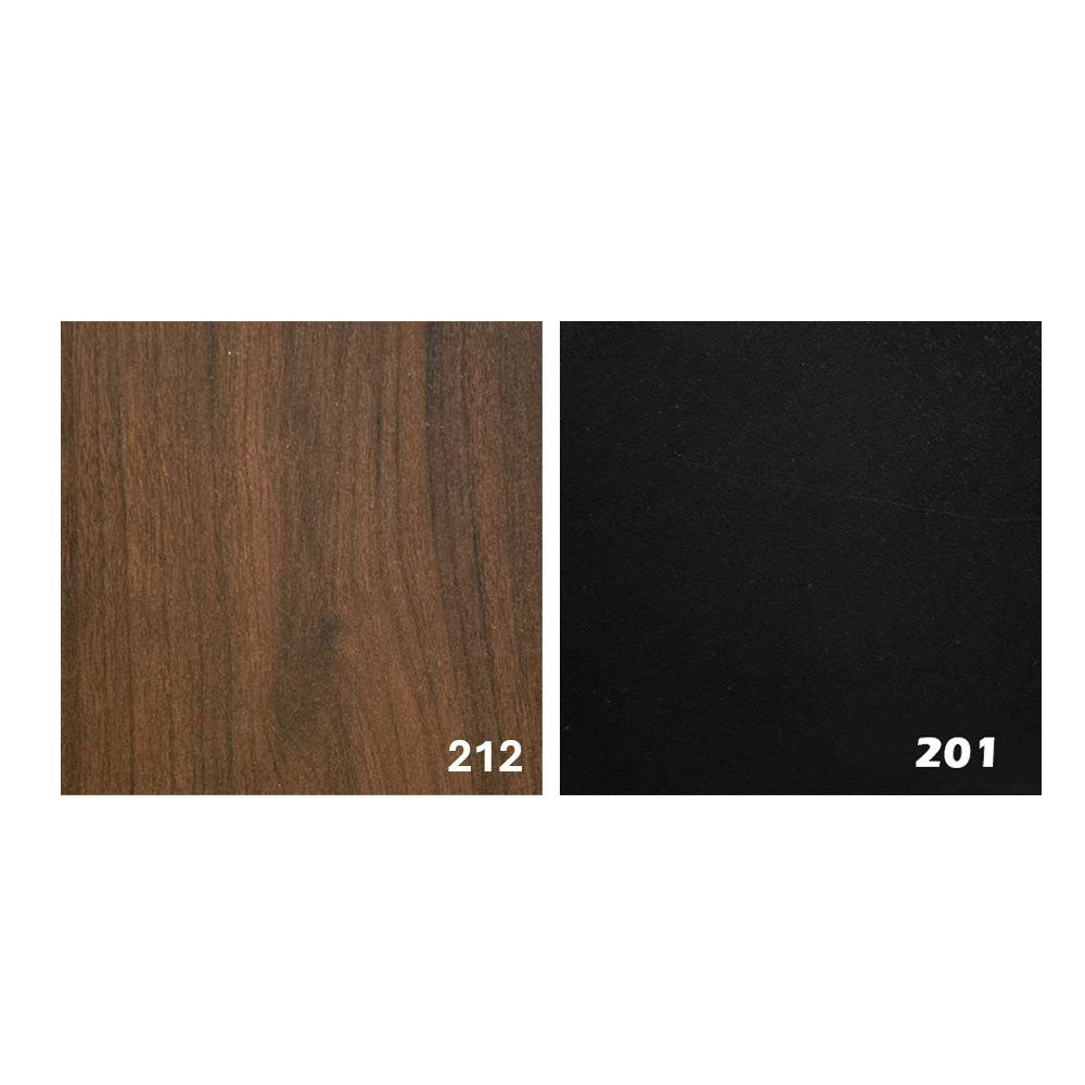 مكتب 220×160×75 سم + سايد – بني وأسود – AZ1219