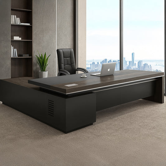 Manager's desk 220 x 160 x 80 - Brown - AZ1102
