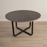 طاولة اجتماعات 120×120×75 سم – بني – AZ50056