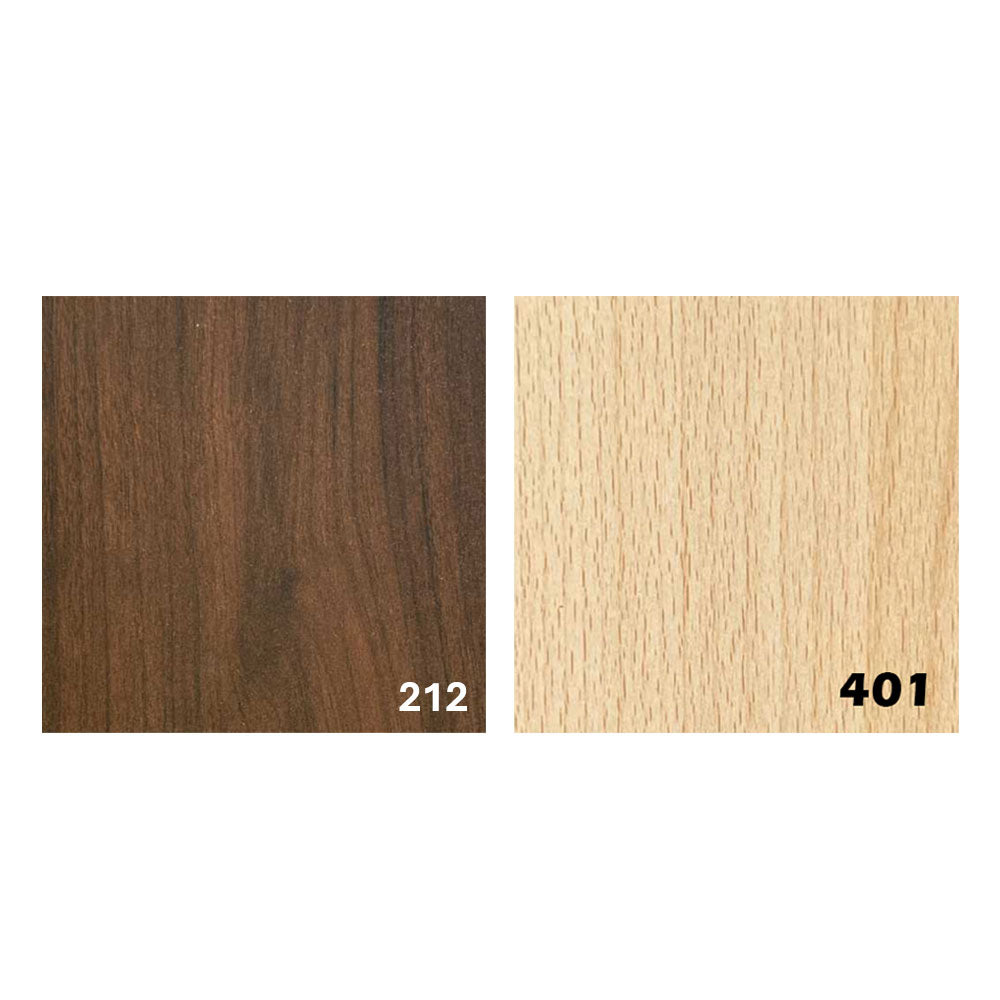 طاولة استقبال 90×42×50 سم - أبيض وخشبي - AZH-00028
