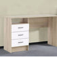Desk 120 x 50 x 75 cm - Wooden and White - AZ1048
