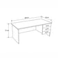 Desk 120×60×75 cm + Attached Drawer Unit – Grey – AZ50015